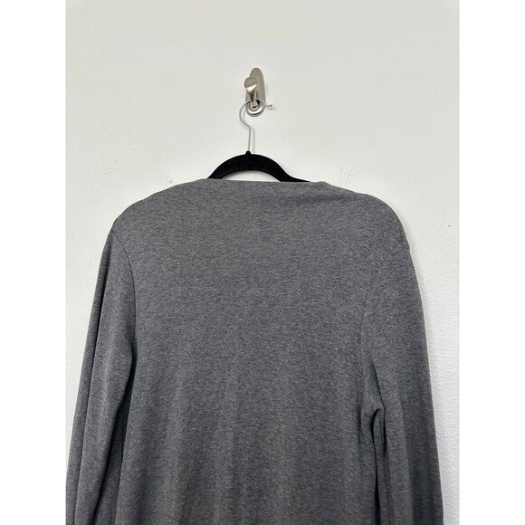 COS Wrap Knee Length Cowl Neck Dress Gray Lagenlook Sheath Work Women's Medium - Picture 8 of 8